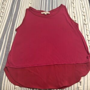 Pink loft tank size s